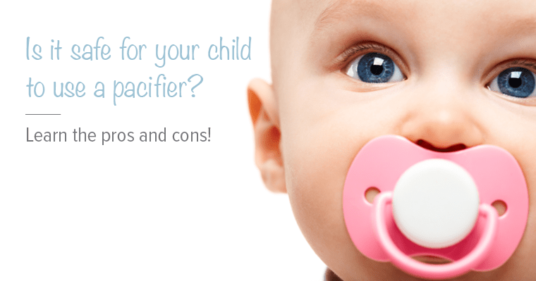 Are pacifiers safe for babies? Our blog will list the pros and cons!