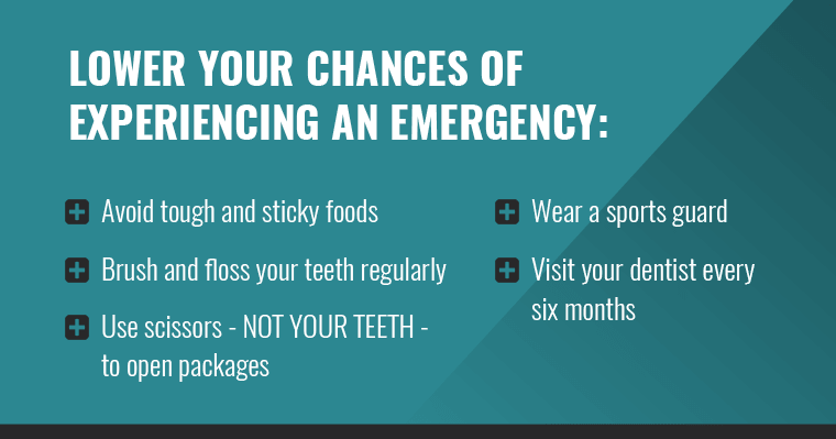 Lower your chances of experiencing an emergency with this list